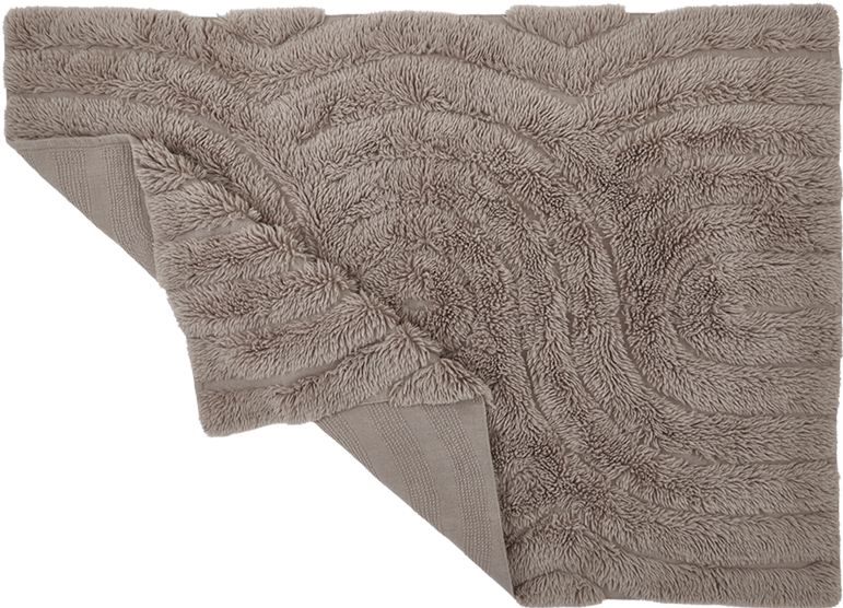 Wollteppich hochflorig, SWIRL, grau, 140x200cm