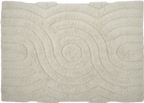Wollteppich hochflorig, SWIRL, offwhite, 140x200cm