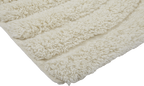Wollteppich hochflorig, SWIRL, offwhite, 140x200cm