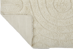 Wollteppich hochflorig, SWIRL, offwhite, 140x200cm