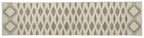 Teppichläufer aus Wolle/Baumwolle, IDUN, creme/caramel, 70x250cm