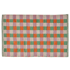 PET Teppich, SQUARE, green, orange, lavender, 60x90cm