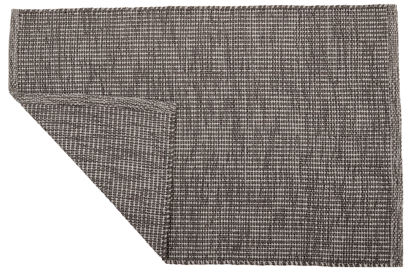 PET Outdoorteppich, MELANGE, dunkelgrau, 60x90cm