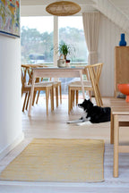 PET Outdoorteppich, MELANGE, gelb, 60x90cm