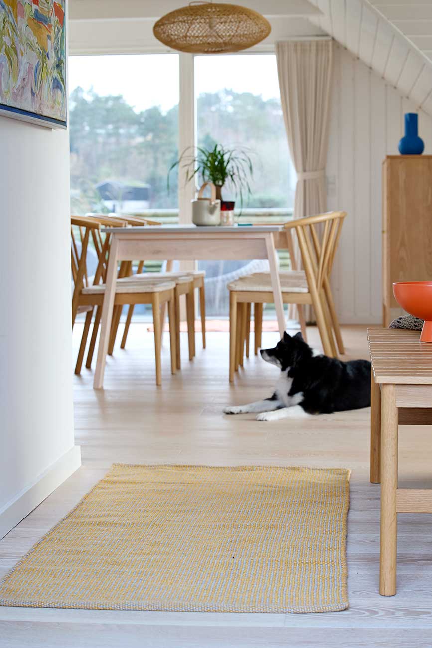 PET Outdoorteppich, MELANGE, gelb, 60x90cm