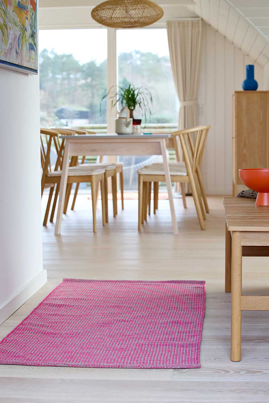 PET Outdoorteppich, MELANGE, pink, 60x90cm