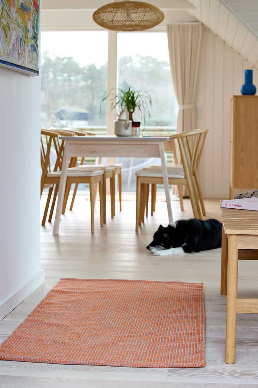 PET Outdoorteppich, MELANGE, orange, 60x90cm