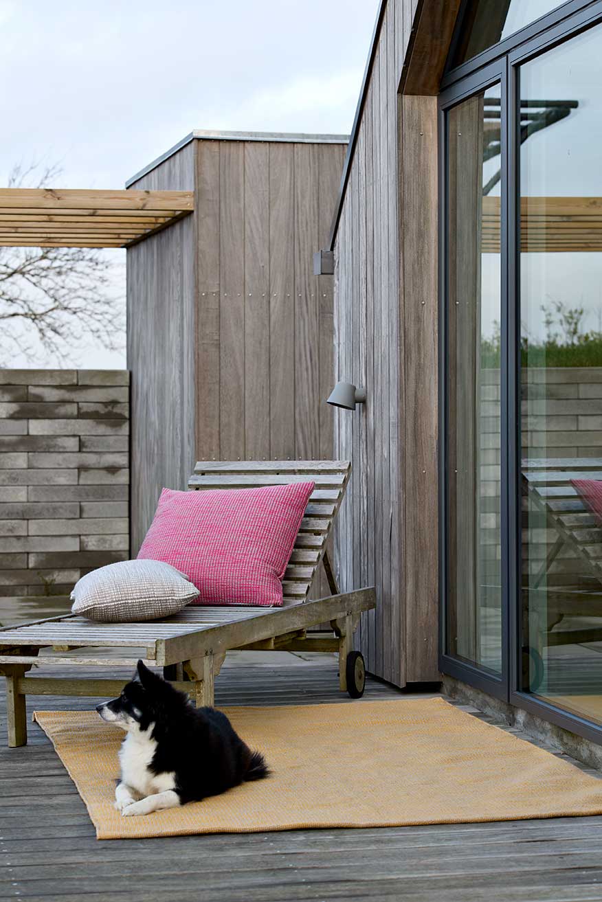 PET Outdoorteppich, MELANGE, gelb, 140x200cm
