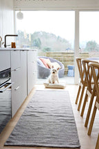 PET Outdoorteppich, MELANGE, dunkelgrau, 70x250cm