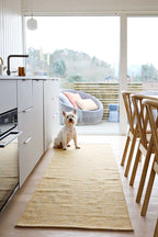 PET Outdoorteppich, MELANGE, gelb, 70x250cm