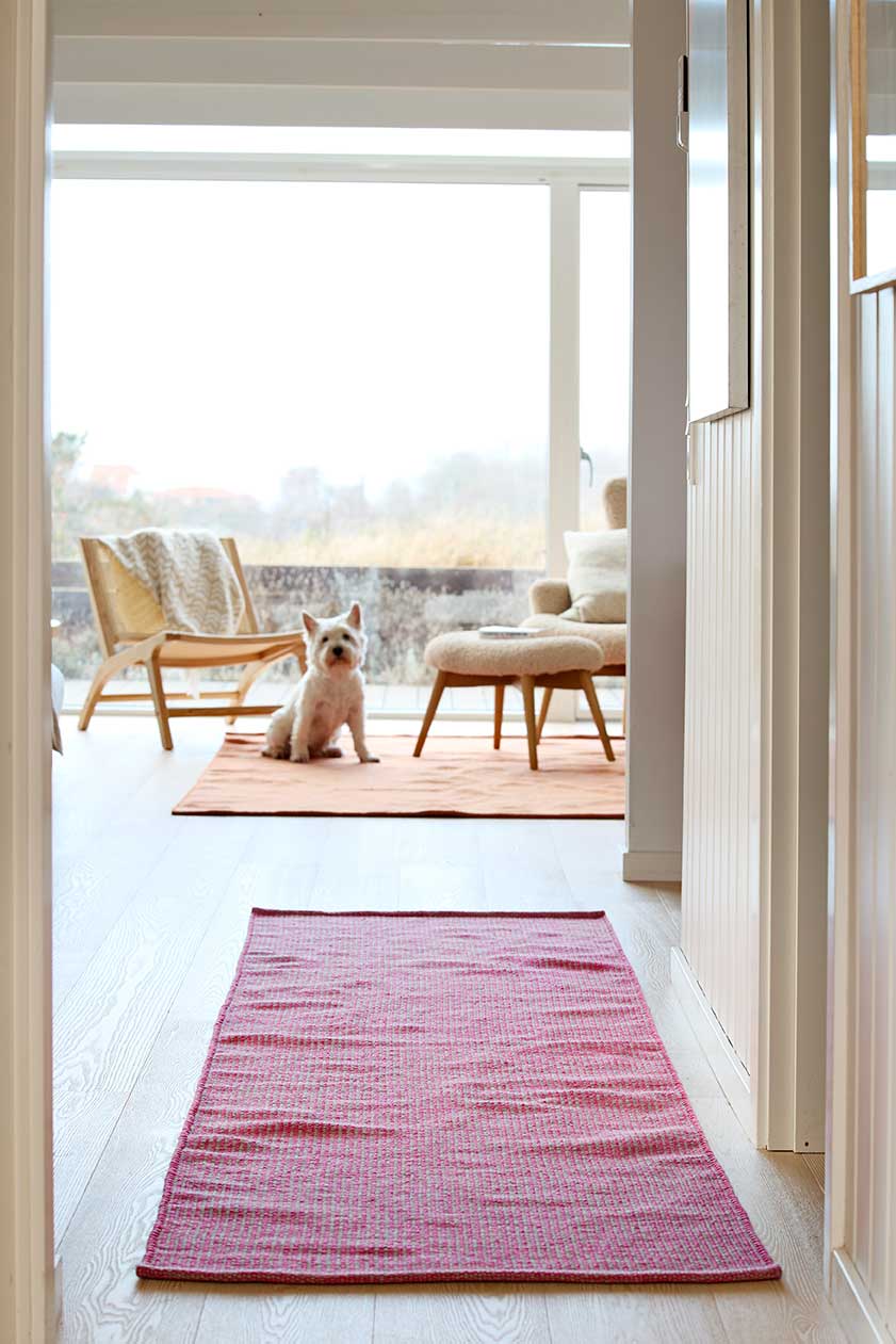 PET Outdoorteppich, MELANGE, pink, 70x250cm